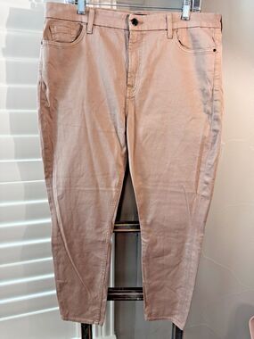 7 FOR ALL MANKIND JEN 7 SKINNY ANKLE TAN JEANS  PLUS SIZE 18W